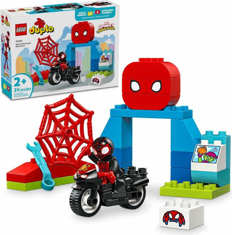 LEGO - DUPLO 10424 Spin a dobrodružstvo na motorke