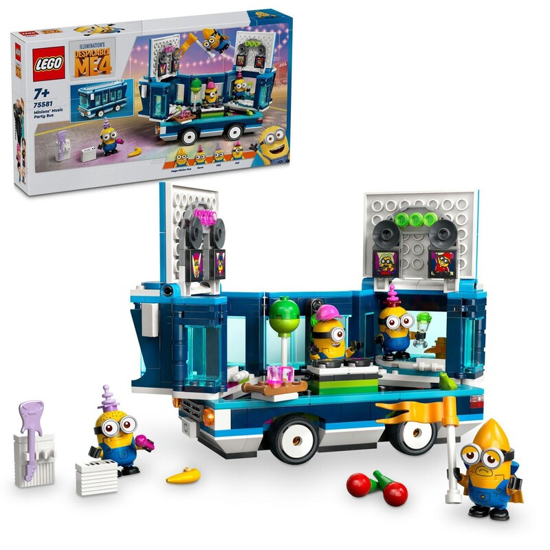 LEGO - Ja, zloduch 4 75581 Mimoni a ich hudobný párty autobus