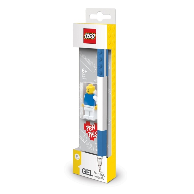 LEGO STATIONERY - Gélové pero s minifigúrkou, modré - 1 ks