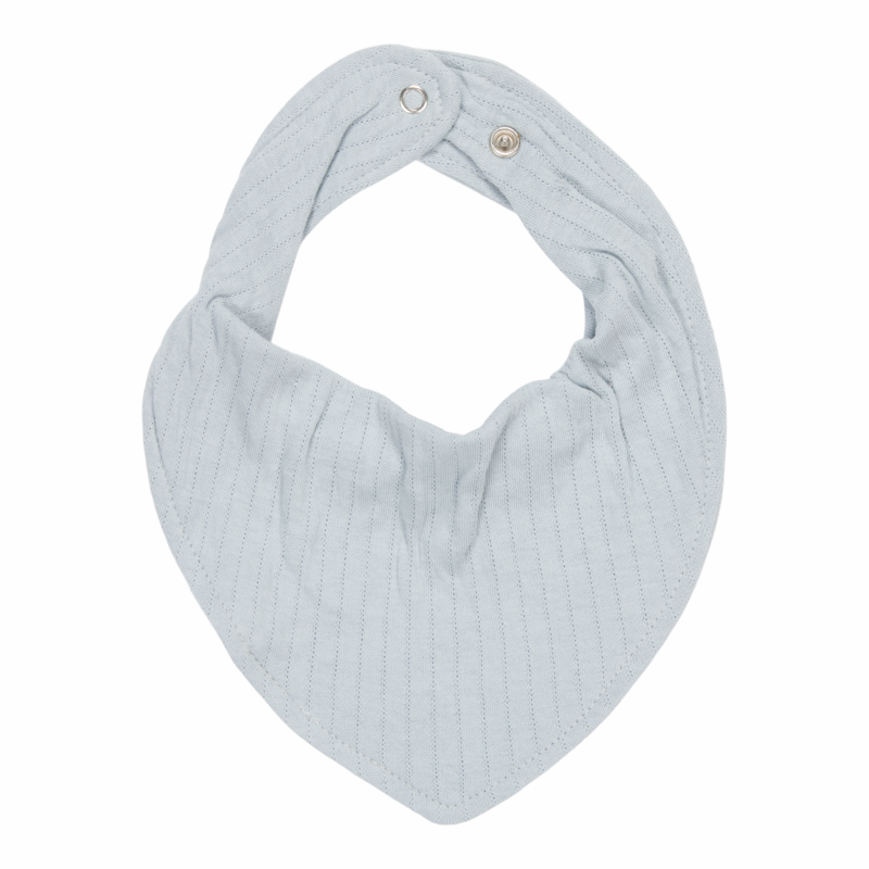 LITTLE DUTCH - Podbradník bandana Pure Soft Blue