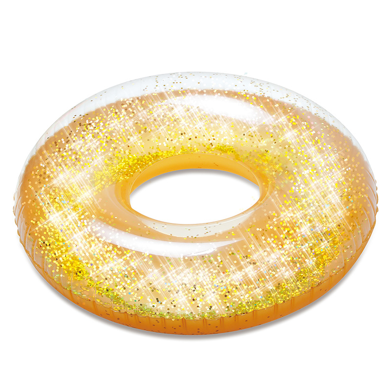 MAC TOYS - Nafukovací kruh donut trblietka, 79 cm