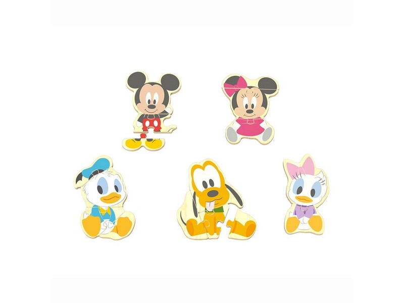 MADE - Mickey puzzle, 12 x 9,6 x 0,4 cm