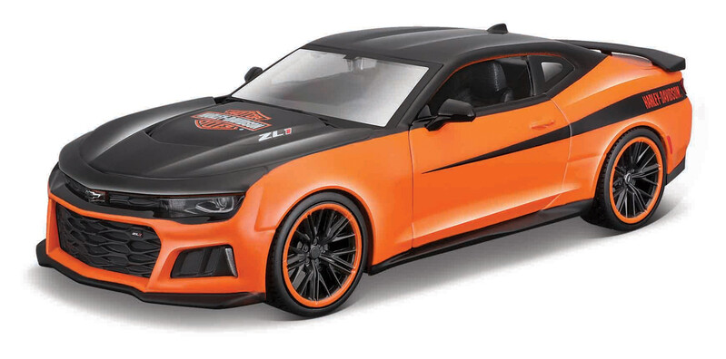 MAISTO - Harley-Davidson Custom, 2017 Chevrolet Camaro ZL1, 1:24