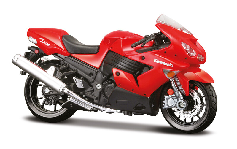 MAISTO - Motocykel, Kawasaki Ninja® ZX™-14R, 1:18