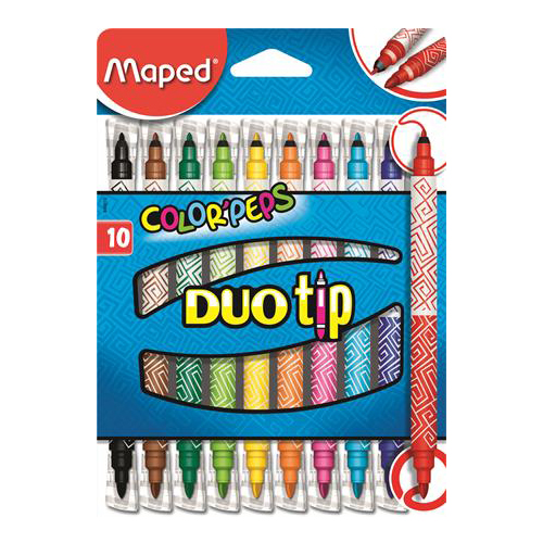 Obrázok Maped Color Peps DuoTips, 10 farieb (3154148490104)