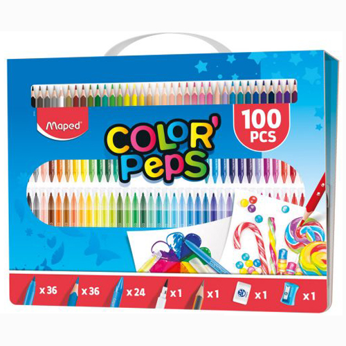 MAPED - Súprava "COLOR\'PEPS" výtvarných potrieb sada 100 ks