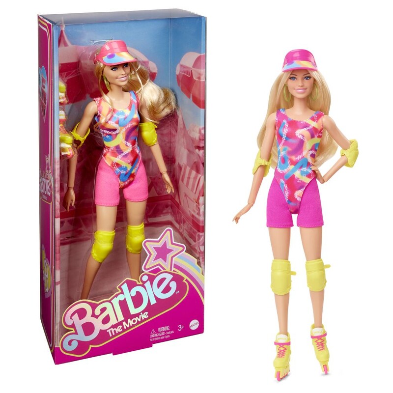 MATTEL - Barbie Barbie vo filmovom oblečku na kolieskových korčuliach