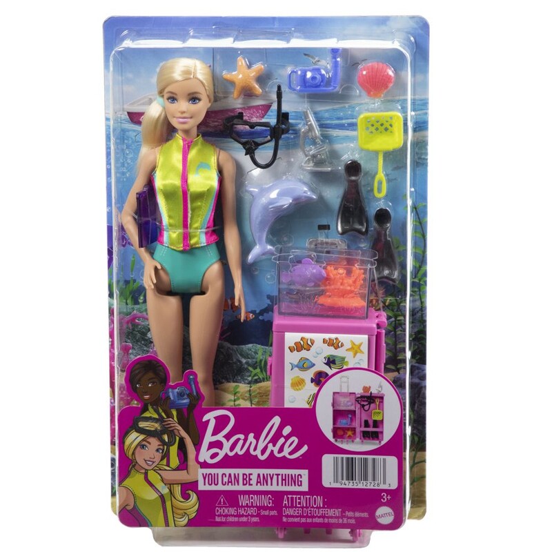 MATTEL - Barbie Morská Biologička Herný Set