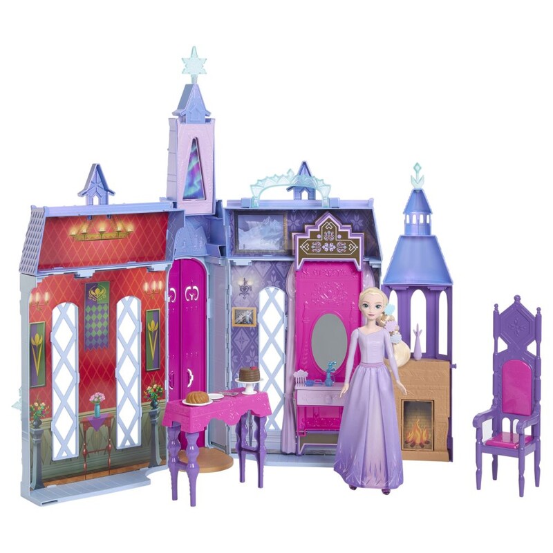 MATTEL - Frozen kráľovský zámok arendelle s bábikou