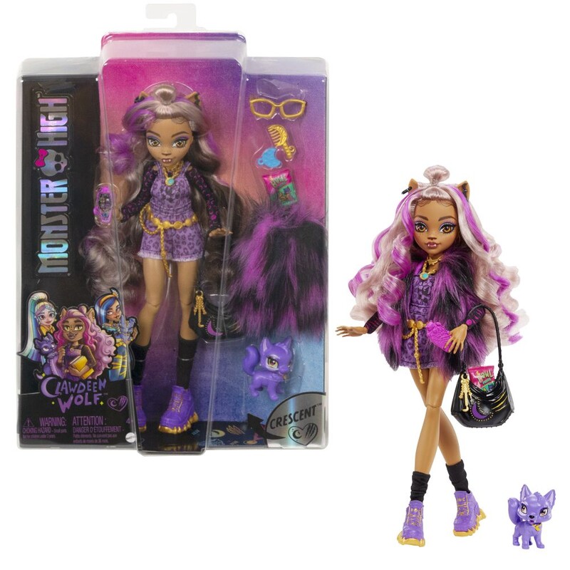 MATTEL - Monster High bábika monsterka - Clawdeen