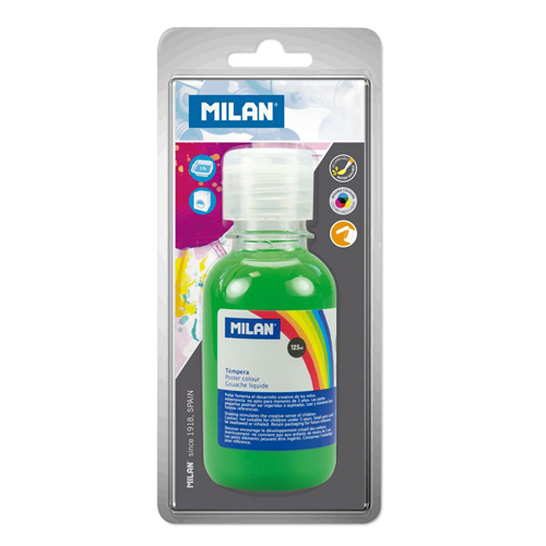 MILAN - Temperová farba 125 ml zelená - blister