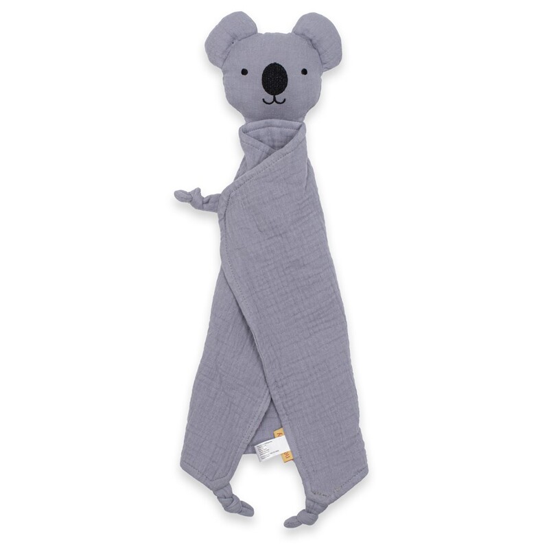 NEW BABY - Mušelínový usínáčik Koala grey