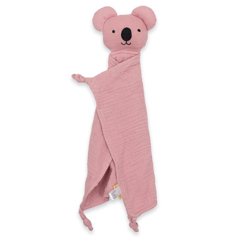 NEW BABY - Mušelínový usínáčik  Koala pink