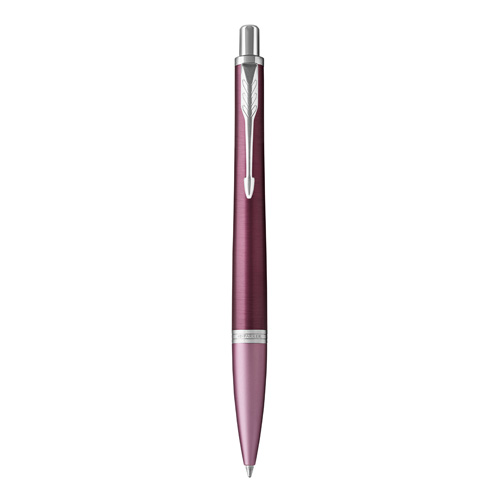 PARKER - Pero guľôčkové URolleran Premium Dark Purple CT -M- blue