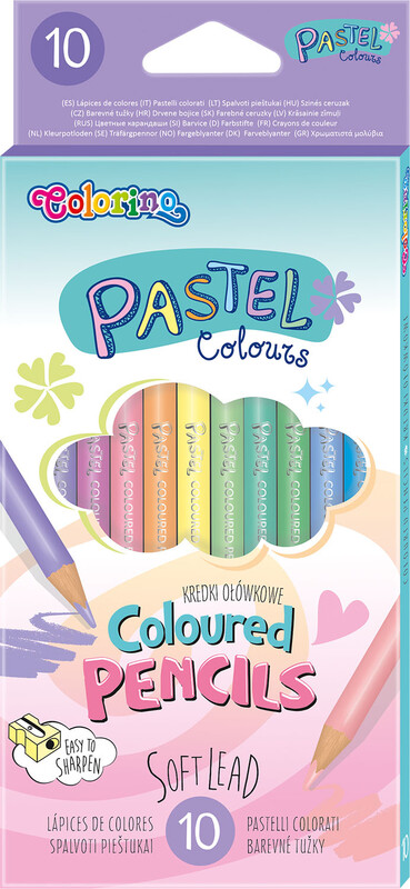 PATIO - Colorino pastelky 10 farieb pastelové