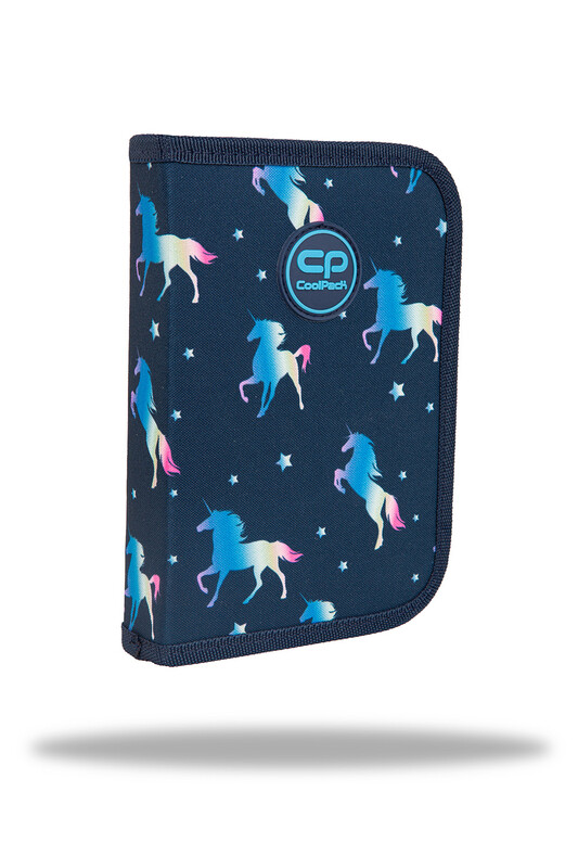 PATIO - Peračník 1 zips Clipper Blue Unicorn - prázdny