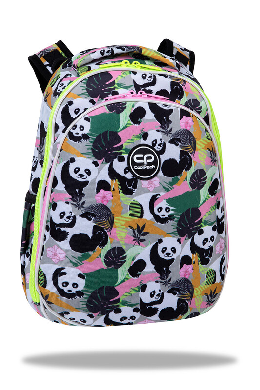 PATIO - Školský batoh Turtle 16 Panda Gang