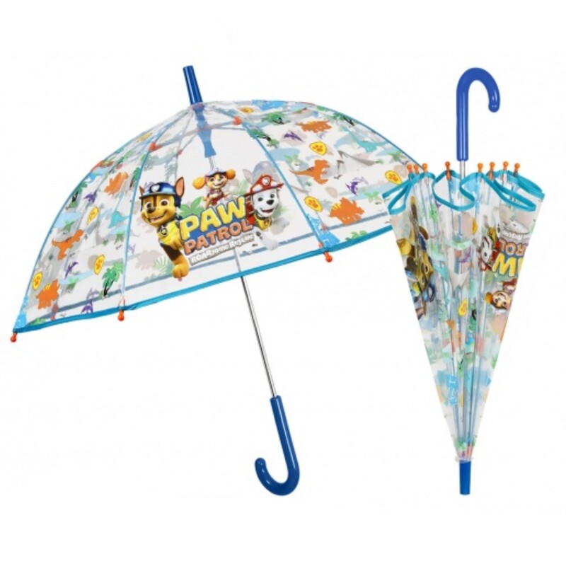 PERLETTI - Detský dáždnik Paw Patrol Transparent, 75155