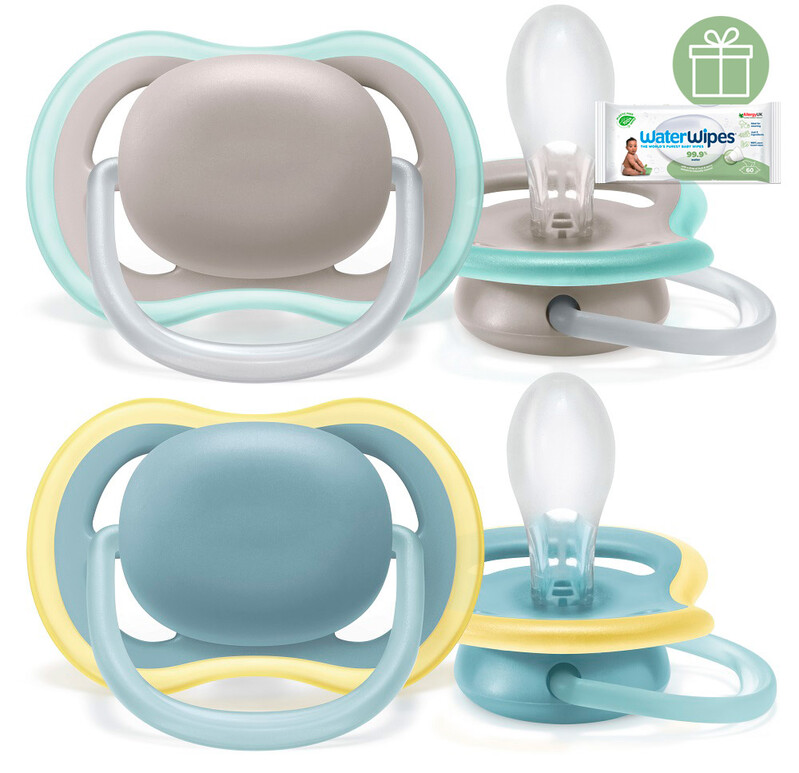 PHILIPS AVENT - Cumlík Ultra air 18m+ neutral 2 ks+WW Soapberry 60ks