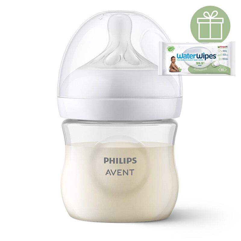 PHILIPS AVENT - Fľaša Natural Response 125 ml, 0m++WW Soapberry 60ks