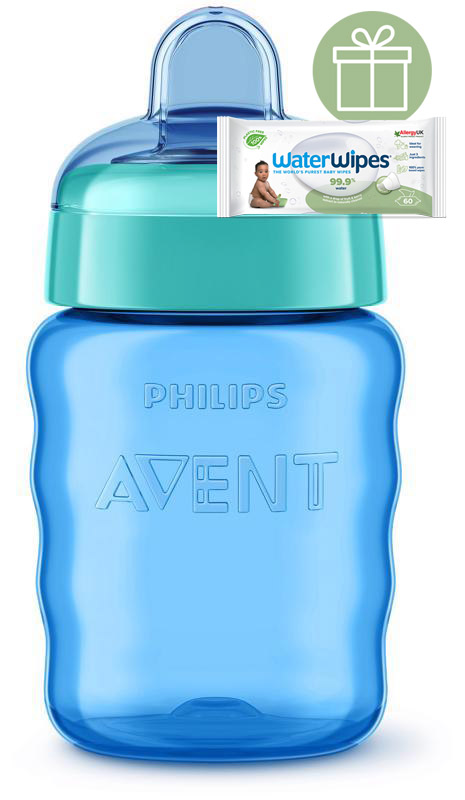 PHILIPS AVENT - Hrnček pre prvé dúšky Klasik 260 ml chlapec+WW Soapberry 60ks