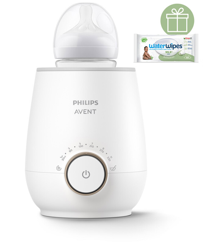 PHILIPS AVENT - Ohrievač fliaš SCF358/00+WW Soapberry 60ks