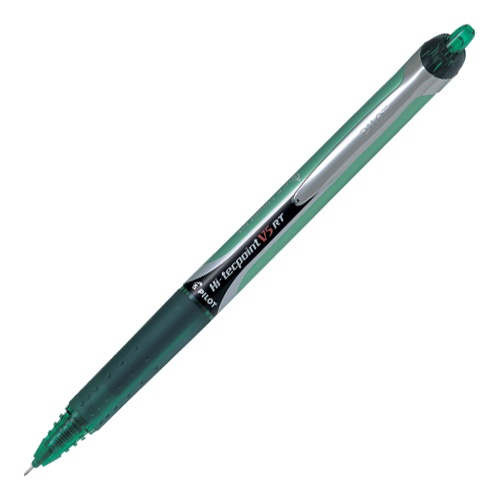 PILOT - Roller Hi-tecpoint V5 RT - zelený 0,5 mm