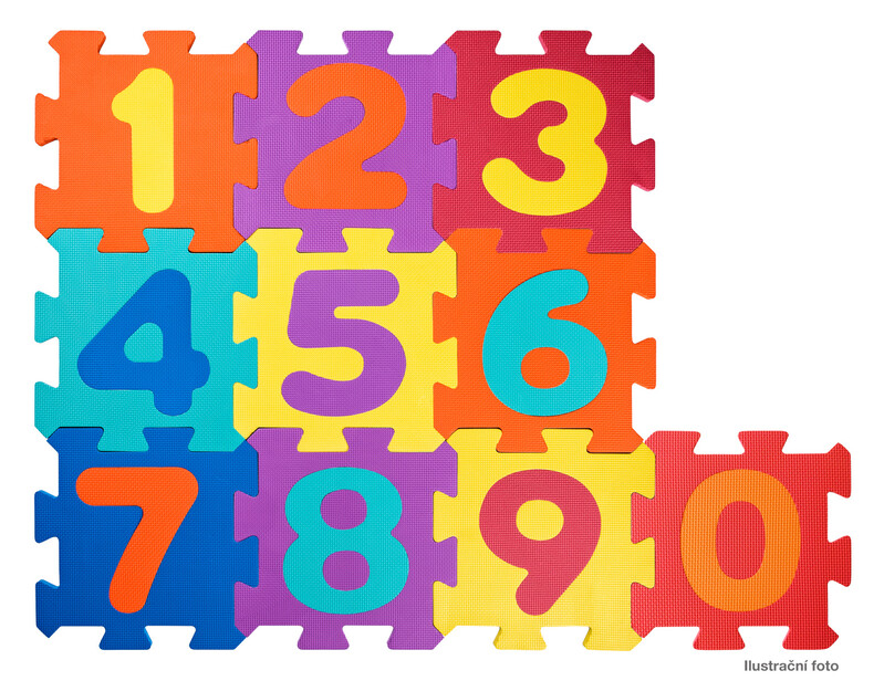 PLASTICA - Penové Puzzle Čísla