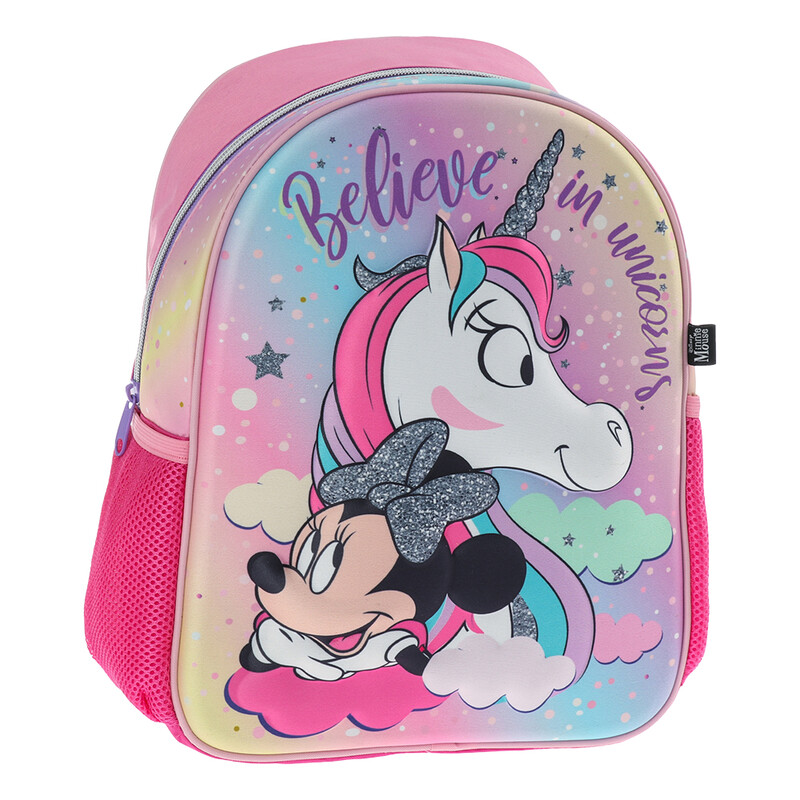 PLAY BAG - Detský batoh TICO - Minnie Mouse BELIEVE IN UNICORN