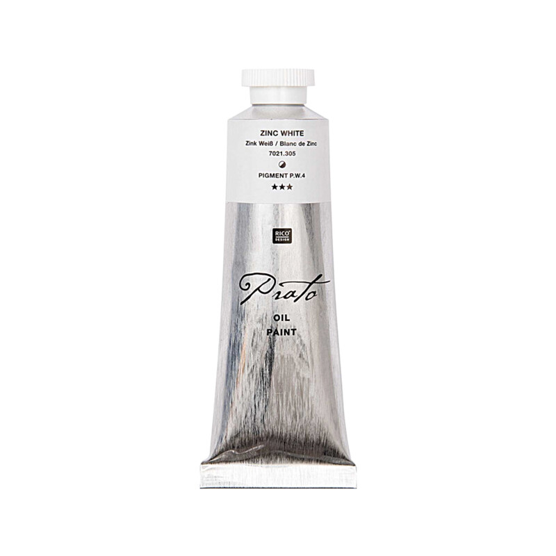 PRATO  - RI olejová farba 60 ml, Zinc White