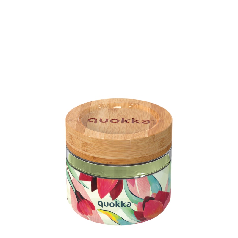 QUOKKA - Sklenená nádoba na jedlo SPRING, 500ml, 40122