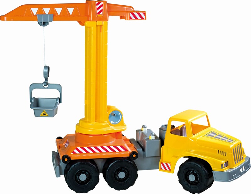 Obrázok Androni Giant Trucks Auto so žeriavom – dĺžka 71 cm (8000796060945)