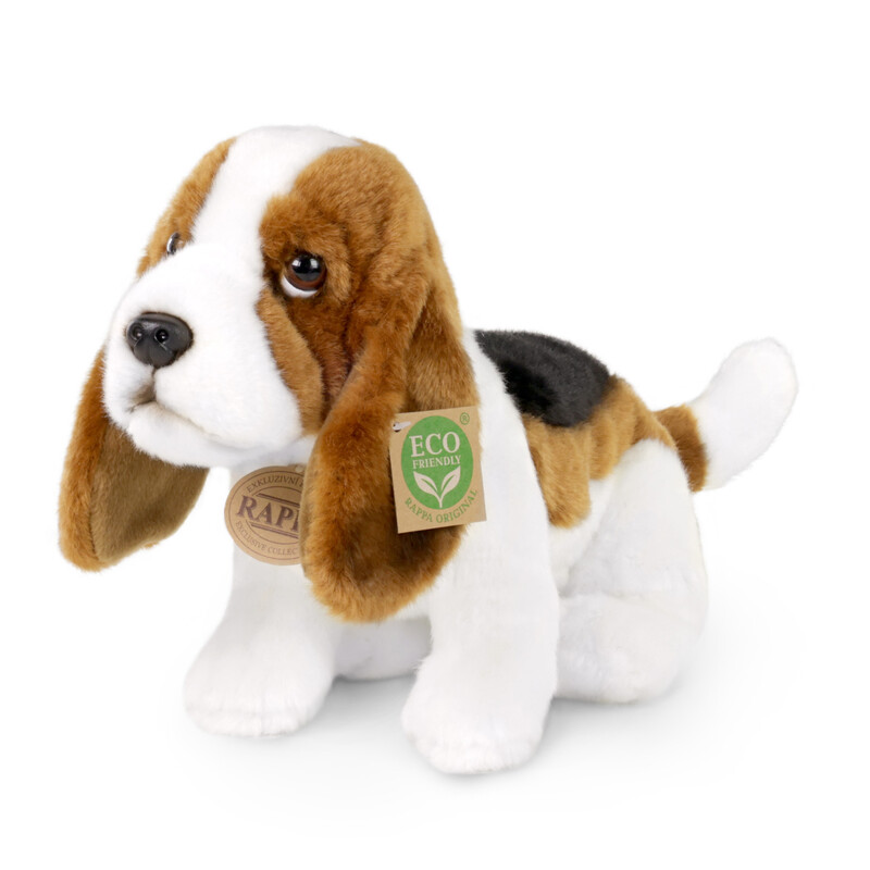 RAPPA - Plyšový basset 32 cm ECO-FRIENDLY