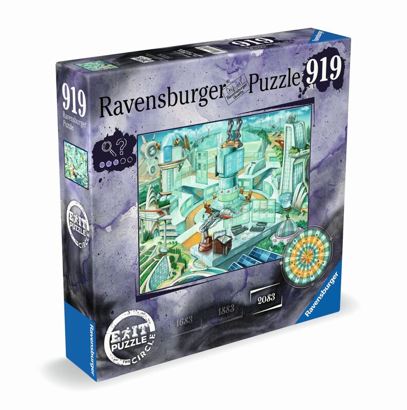 RAVENSBURGER - EXIT Puzzle - The Circle: Ravensburg 2083 919 dielikov