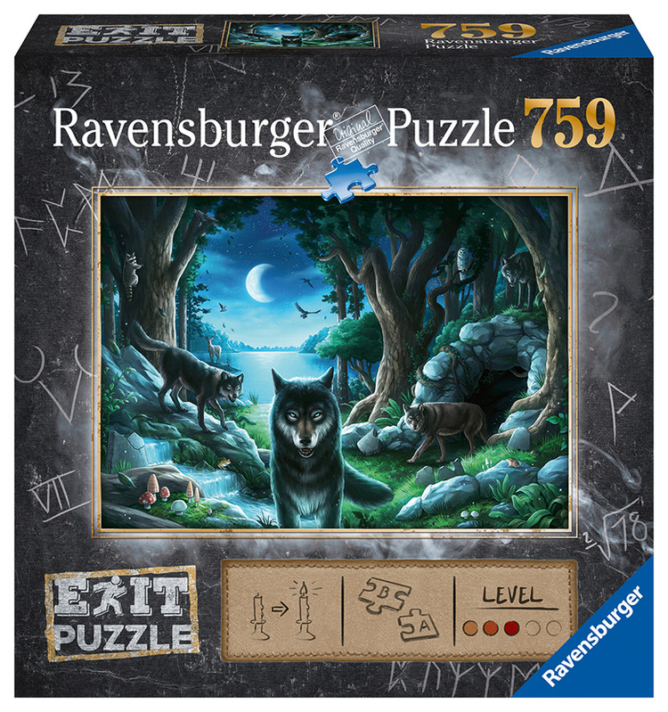 RAVENSBURGER - Exit Puzzle: Vlk 759 dielikov