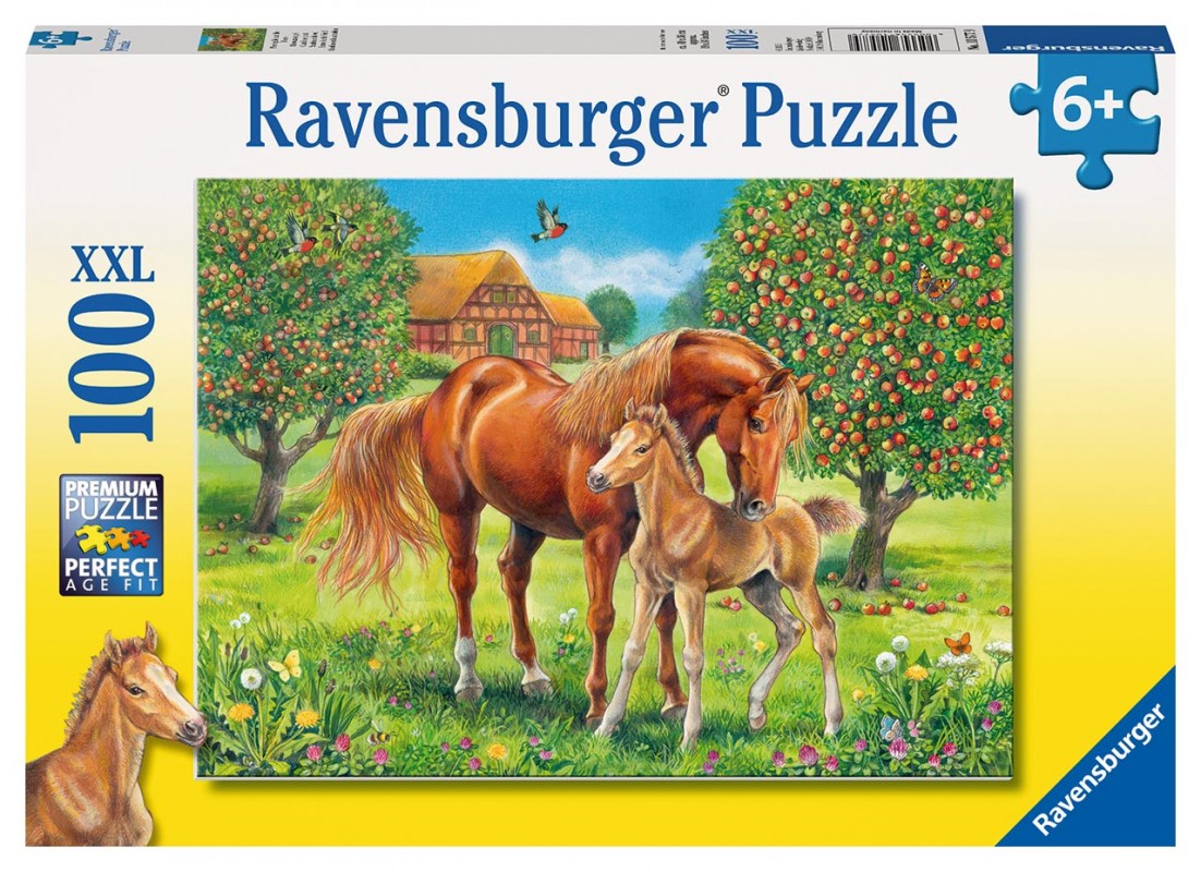 Obrázok RAVENSBURGER - Kone na pasienku 100 XXL dielikov