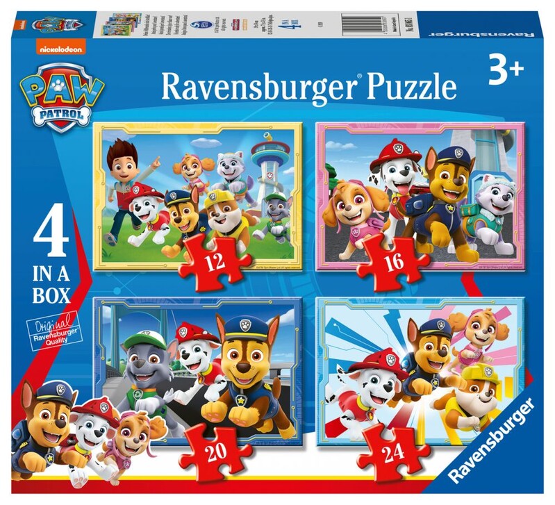 RAVENSBURGER - Labková patrola 4 v 1