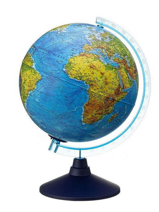 ALAYSKY'S - 32 cm RELIEF Physical Globe SK