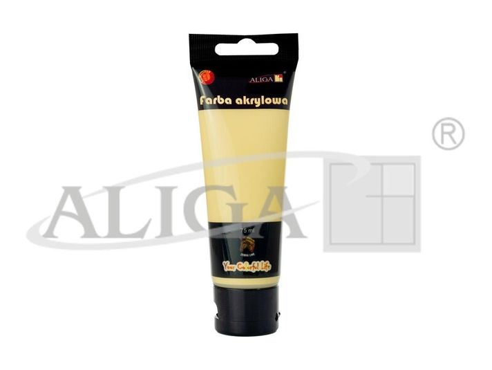 ALIGA - Akrylová farba 75 ml pastel žltá FTP-402