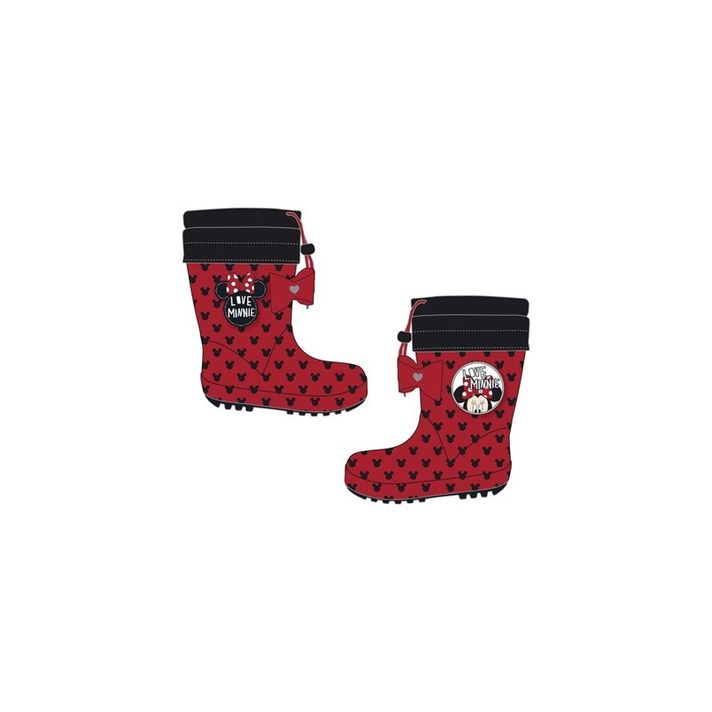 ARDITEX - Dievčenské gumáky MINNIE MOUSE Red