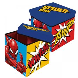 ARDITEX - Úložný box s vrchnákom / taburetka 2v1 SPIDERMAN, SM15223