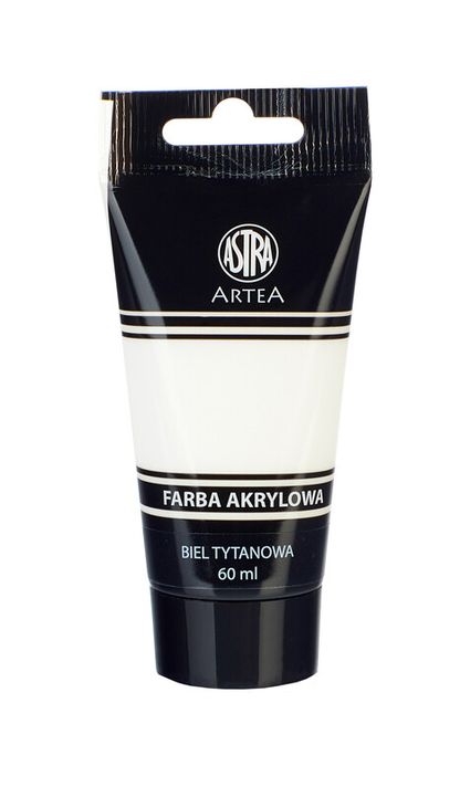 ASTRA - Akrylová farba 60ml biela titánová