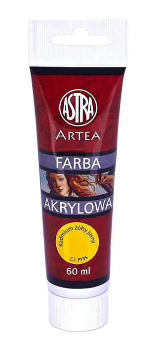 ASTRA - Akrylová farba 60ml žltá svetlá kadmium