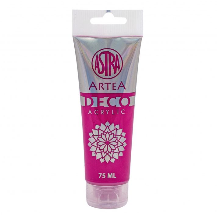 ASTRA - ARTEA Deco, Akrylová farba 75ml, Magenta / Purpurová, 309123006