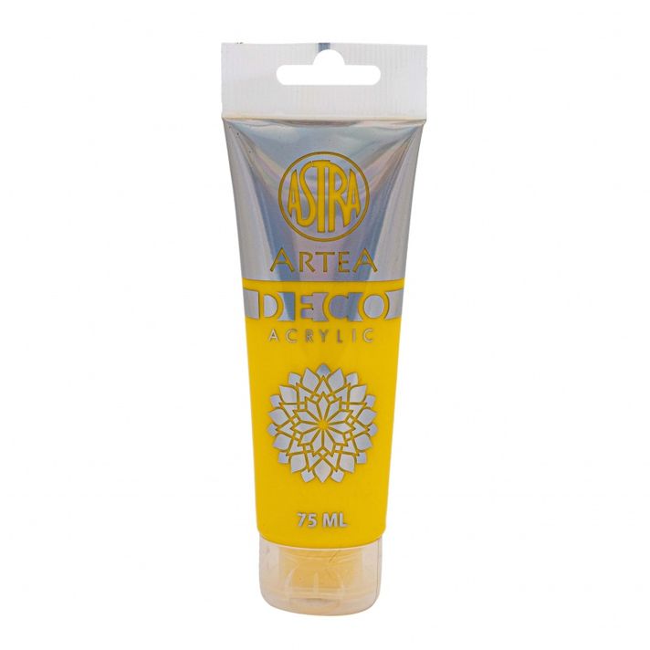 ASTRA - ARTEA Deco, Akrylová farba 75ml, Yellow / Žltá, 309123002