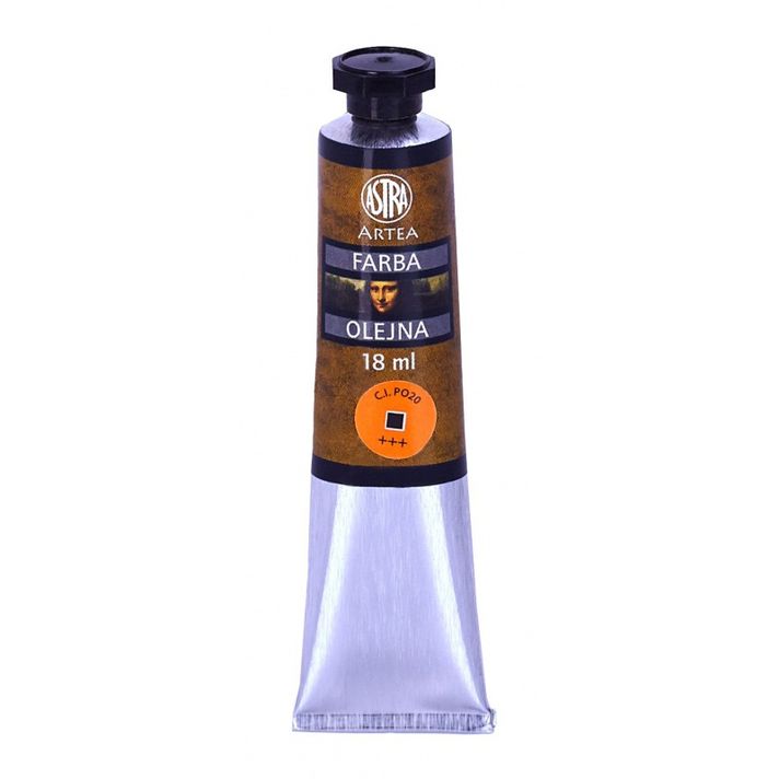 ASTRA - ARTEA Olejová farba Profi 18ml, Cadmium Orange Yellow /Kadmiová Žltá Pomarančová, 83410959