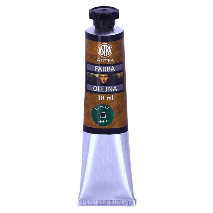 ASTRA - ARTEA Olejová farba Profi 18ml, Chrome Green / Chrómová Zelená, 83410969