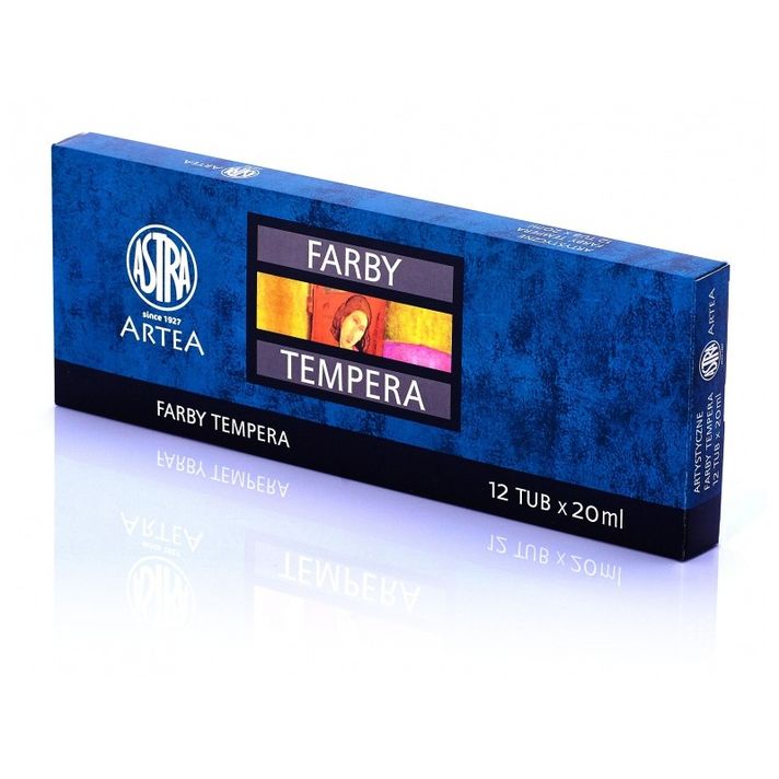 ASTRA - ARTEA Temperové farby Profi 12x20ml, 83414900