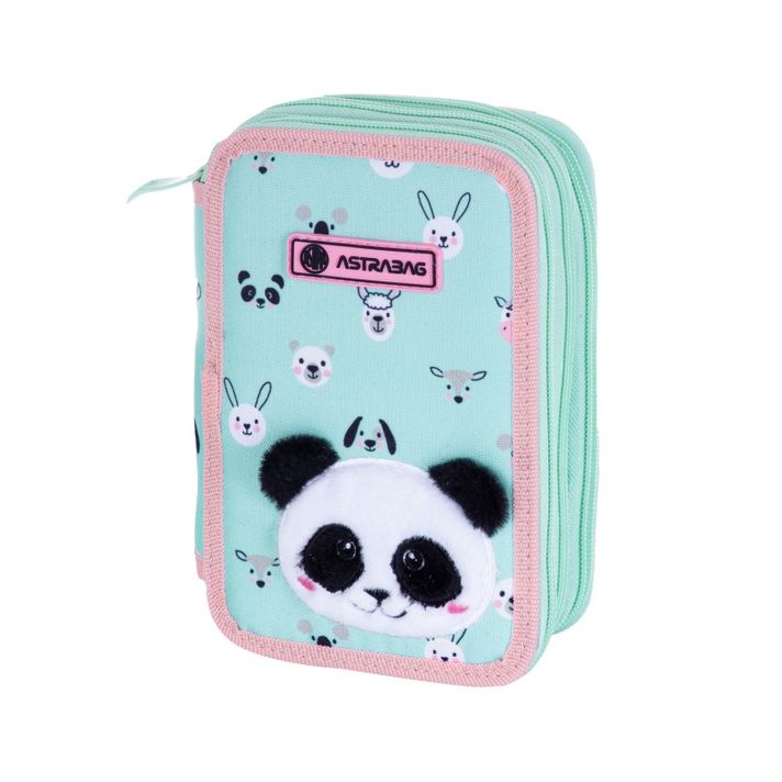 ASTRA - ASTRABAG, Trojposchodový peračník s náplňou TEDDY PANDA, AC31, 503023050