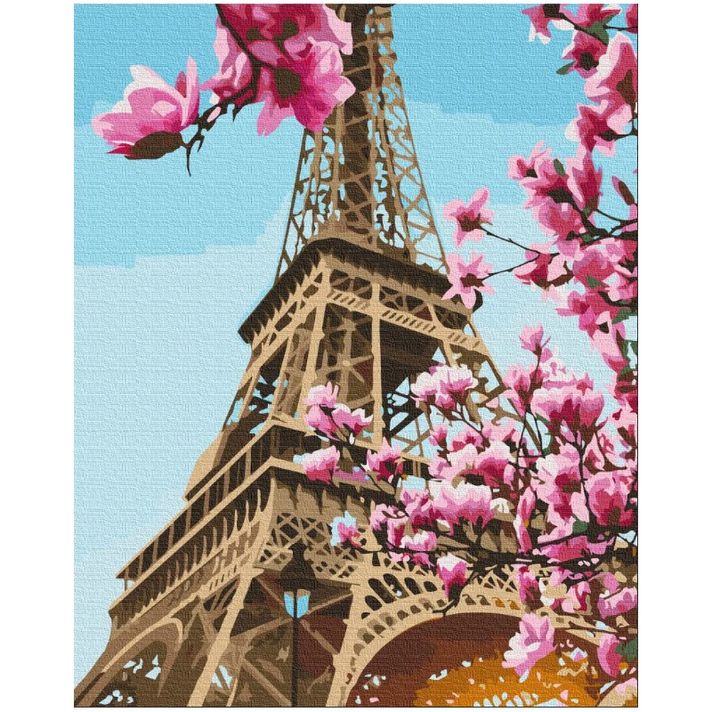 ASTRA - Maľovanie podľa čísel EIFFEL TOWER, na ráme, 40x50cm, 801022902